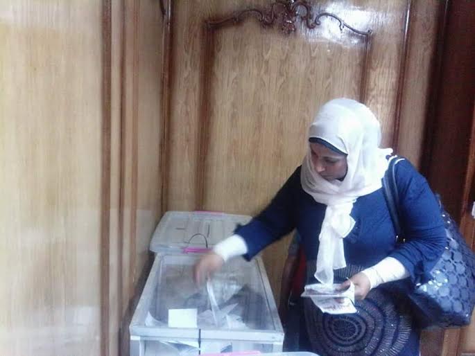 توافد الناخبين في الساعه الاخيرة لانتخابات المحامين بالفيوم