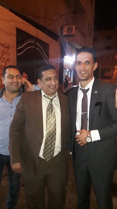 بالصور..  نقيب المحامين بالمنيا يحتفل بفوزه بالمقعد
