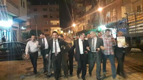 بالصور..  نقيب المحامين بالمنيا يحتفل بفوزه بالمقعد
