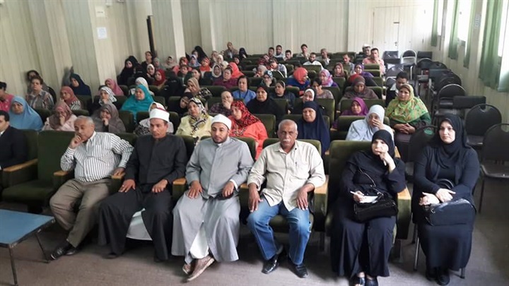 بالصور.. حملة إعلامية للتوعية ضد الإرهاب بالفيوم