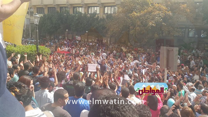 عاجل بالصور .. تجمهر أمام نقابة الصحفيين