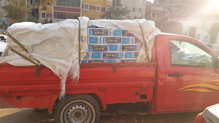 ضبط كمية من ملح طعام مجهولة المصدر قبل ترويجها بالفيوم