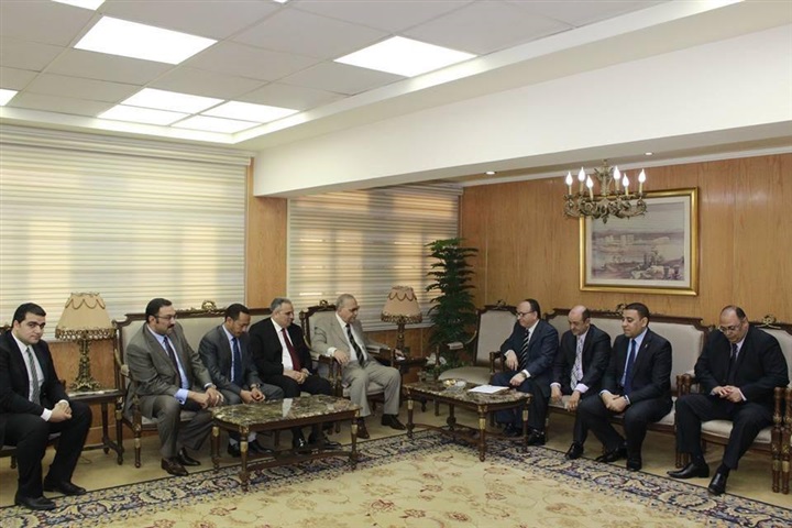 وزير العدل يلتقى رئيس نادى قضاة بنى سويف