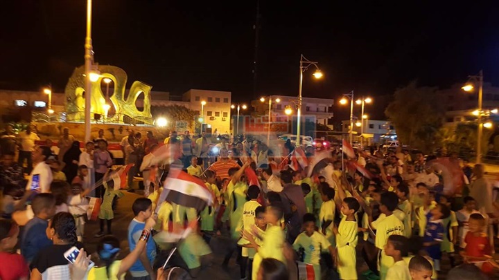 بالصور.. احتفالية كبرى بسفاجا لاحياء ذكرى ثورة 30 يونيو 