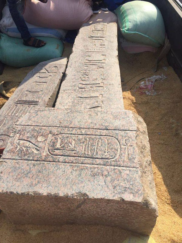 بالصور.. ضبط موظف بحوزته مسلة فرعونية قيمتها 10 ملايين جنيه