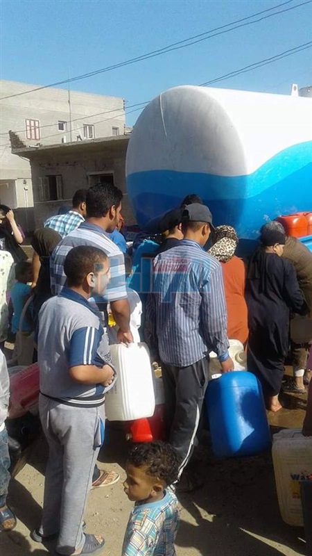 بالصور.. انقطاع مياه الشرب عن قرية منشية العتال بالبحيرة