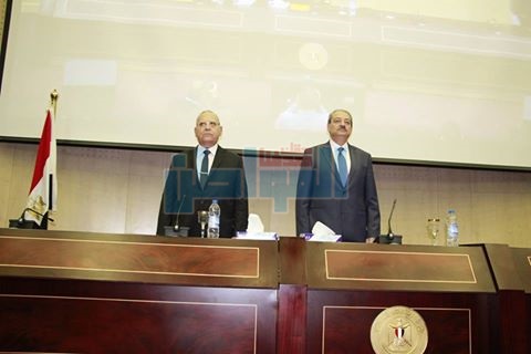 بالصور.. معاونوا النيابة العامة دفعة 2013 يؤدون اليمين أمام وزير العدل .