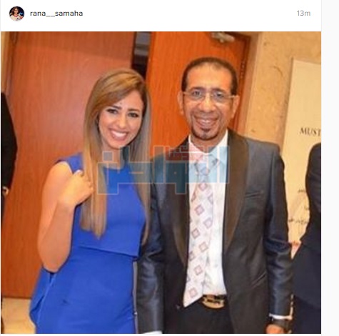رنا سماحة مع الملحن ناصر الصالح على "انستجرام"