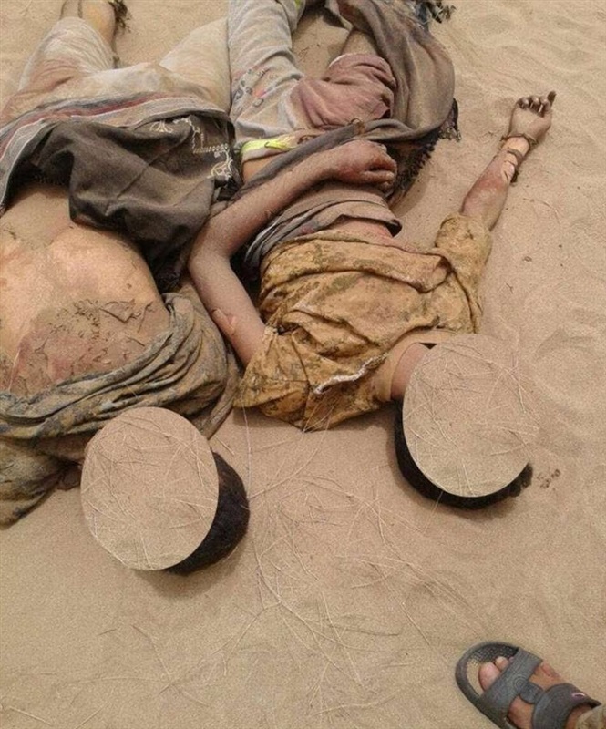 بالصور.. عشرات القتلى من عناصر الحوثيين على حدود السعودية