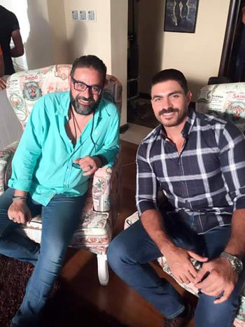 بالصور.. خالد سليم يبدأ مشاهده في "ولاد تسعة"