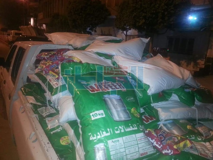 بالصور.. ضبط مصنع لانتاج المنظفات المغشوشه بالفيوم 
