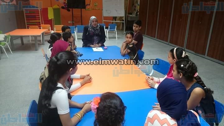 بالصور.. ورشة "فكر وأبدع" بمكتبة مصر العامة بالزاوية الحمراء