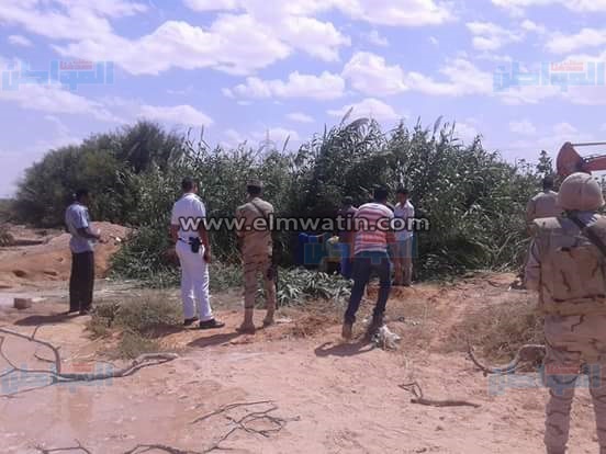 بالصور.. إزالة حالتي تعدى على خط مياة الشرب فى مطروح