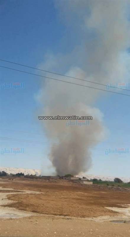 بالصور.. إخماد حريق بحظيرة مواشي بقرية المعصرة في الداخلة 