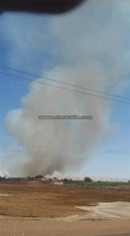 بالصور.. إخماد حريق بحظيرة مواشي بقرية المعصرة في الداخلة 