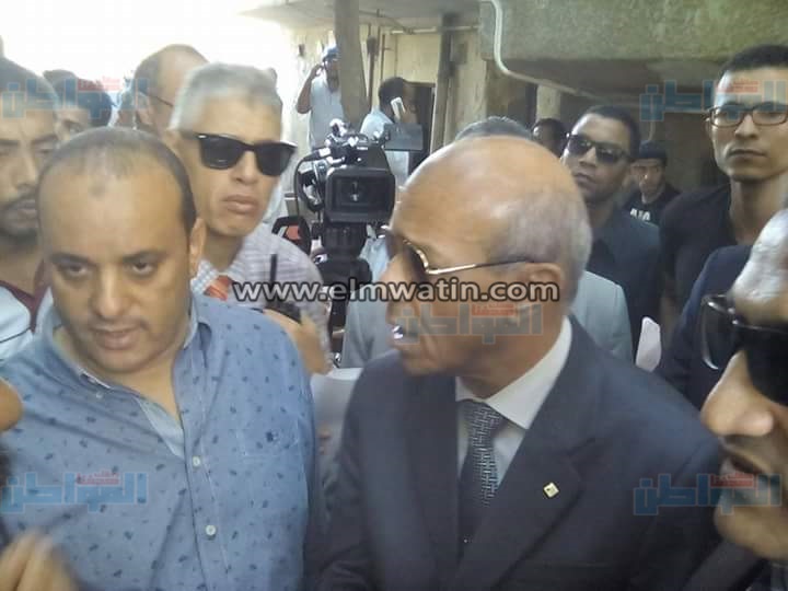مدير أمن القاهرة يتفقد منطقة انهيار عقار الزاوية الحمراء