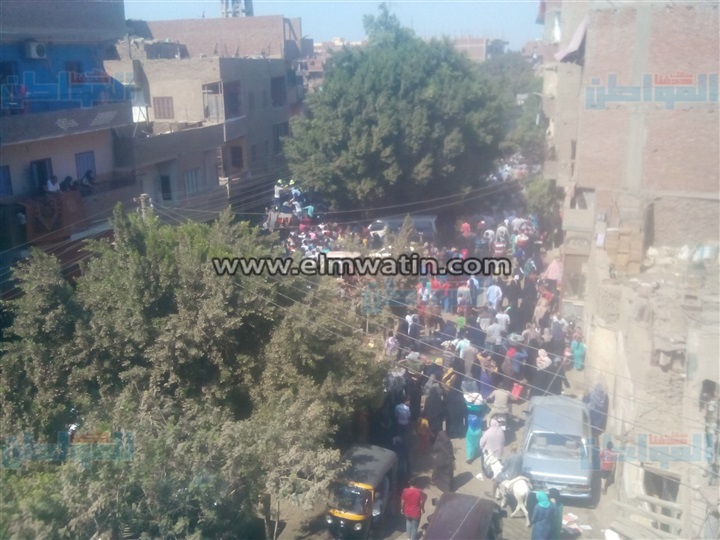 بالصور.. تشييع جثمان شهيد هجوم العريش فى مسقط راسة بشطانوف 