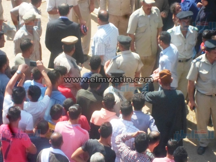 بالصور.. تشييع جثمان شهيد هجوم العريش فى مسقط راسة بشطانوف 