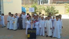 بالصور.. احتفال مدرسة بالعام الهجري الجديد في سوهاج