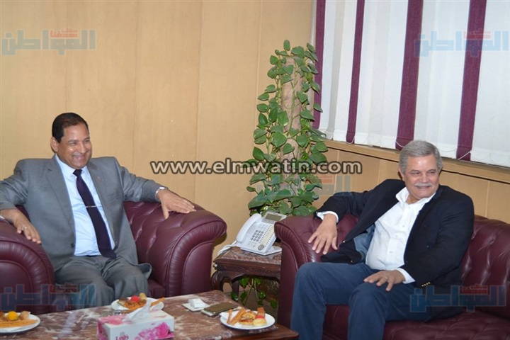 بالصور.. محافظ الغربية يستقبل رئيس القابضة للمياه 