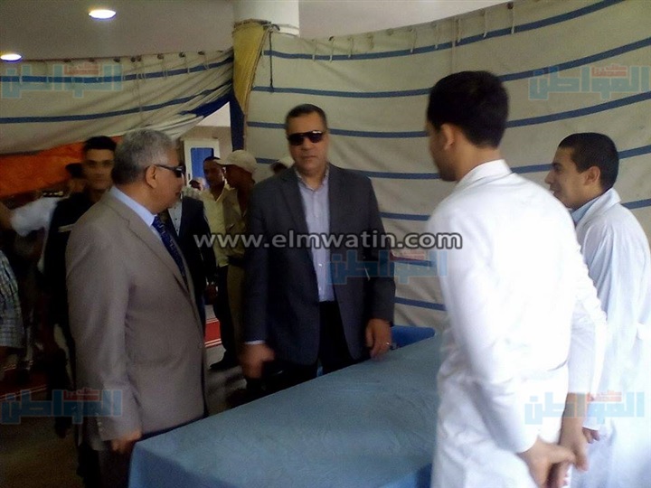 بالفيديو والصور.. الكشف على 1800 مواطن بقافلة طبية لأمن البحيرة 