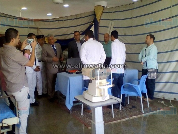 بالفيديو والصور.. الكشف على 1800 مواطن بقافلة طبية لأمن البحيرة 