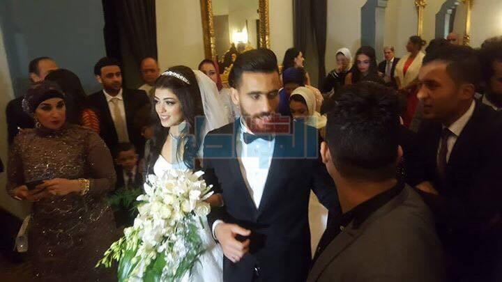 بالصور .. باسم مرسي يحتفل بزفافه بعد الفوز على طنطا