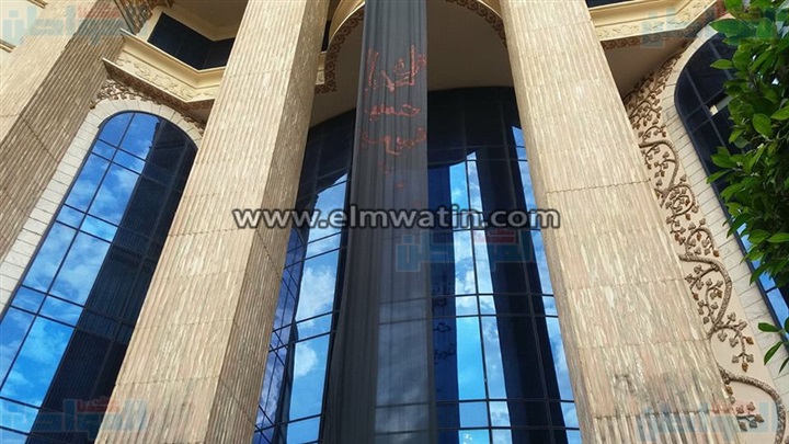 بالصور.. وشاح أسود على الواجهة الرئيسية لنقابة الصحفيين 