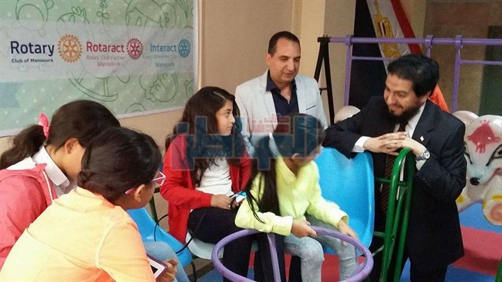بالصور.. مستشفى أطفال المنصورة تفتتح ركن الطفل للترفيه عن المرضى