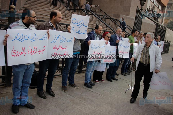 ألبوم صور لوقفة "الأطباء" أمام مجلس الدولة لتحسين بدل العدوى