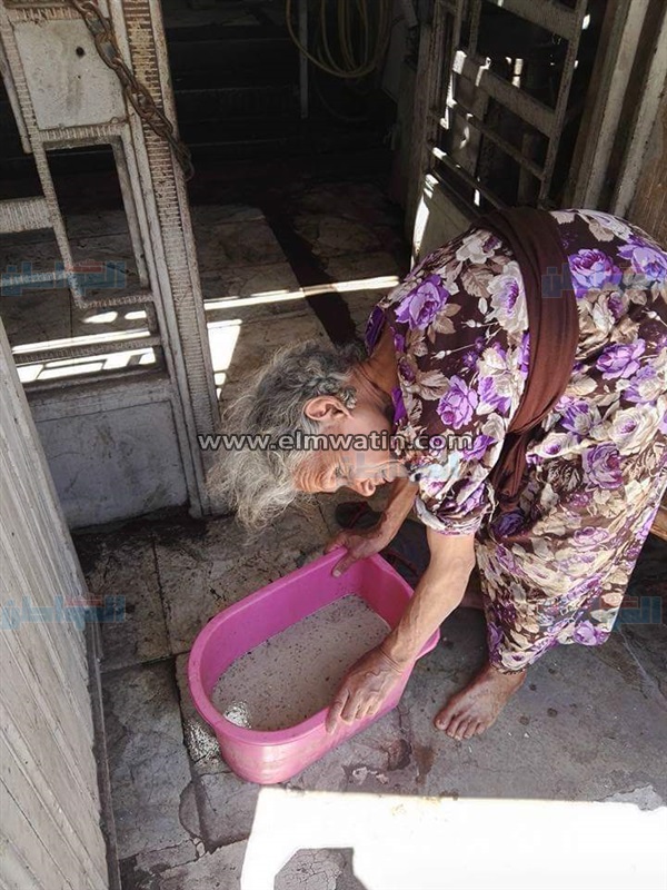 بالصور.. قصة "عجوز" تقوم بمسح السلالم من أجل أولادها 