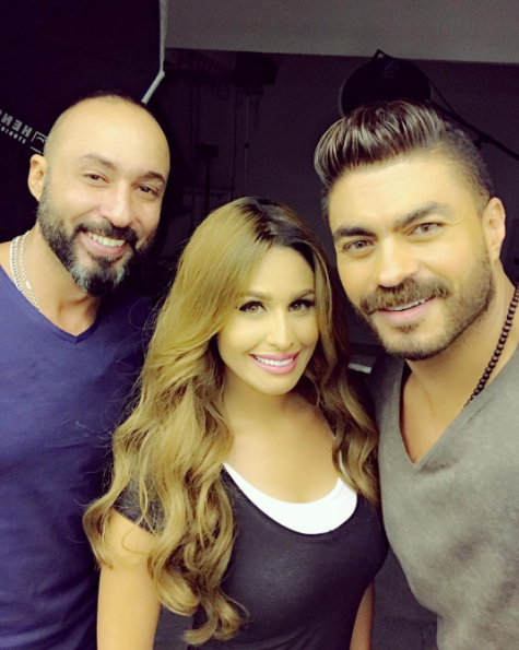 بالصور.. أبطال "اختيار إجباري" يصورون البوستر الدعائي للمسلسل