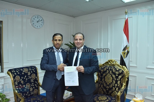 شركة تتبرع بـ50 ألف جنيه لإعمار قرية عفونة بوادي النطرون