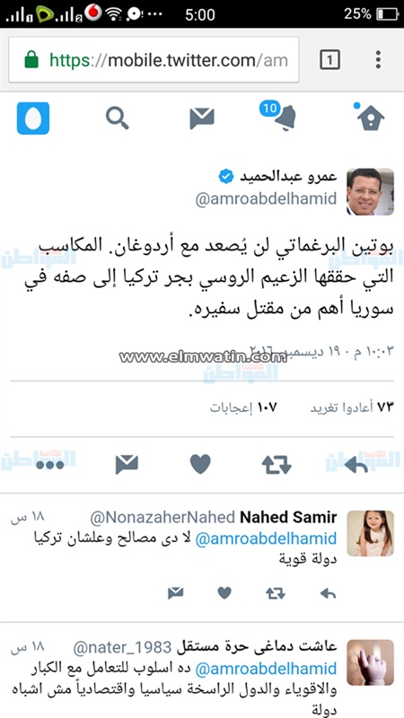 إعلامي: مكاسب بوتين من تركيا تجعله يتغاضى عن مقتل سفيره