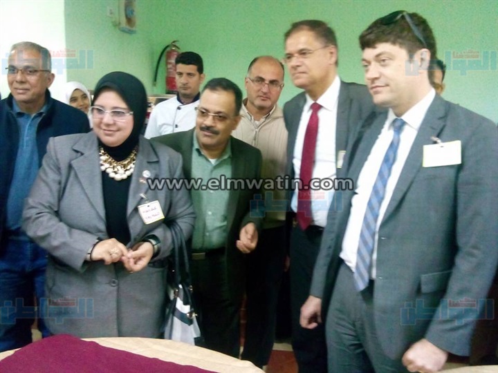 بالصور.. وفد السفارة الألمانية يتابع المدرسة الفندقية بكفر الشيخ