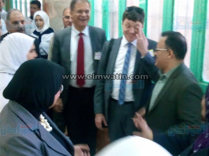 بالصور.. وفد السفارة الألمانية يتابع المدرسة الفندقية بكفر الشيخ