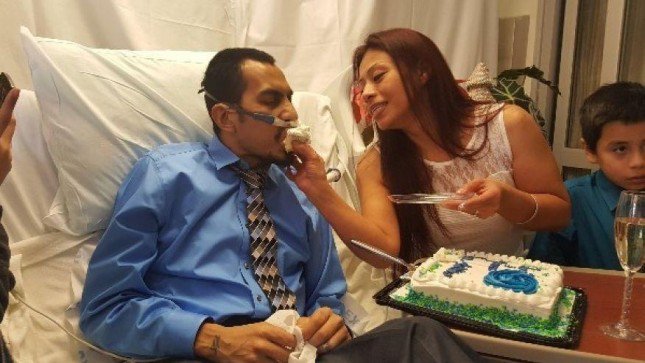 بالصور.. رجل يتزوج حبيبته ويفارق الحياة بعدها بـ 36 ساعة