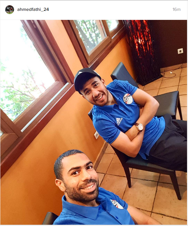 أحمد فتحي ينشر صورة له مع "تريزيجيه" عبر "إنستجرام"