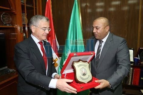 بالصور.. محافظ المنوفية يستقبل سفير ألمانيا الاتحادية