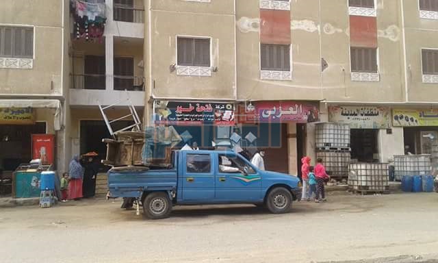 بالصور.. إزالة الإشغالات بشوارع ببا جنوبي بني سويف