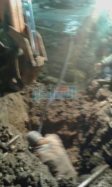 بالصور.. كثافات مرورية حادة أعلى كوبري الجيش بسبب مد كابلات كهربائية