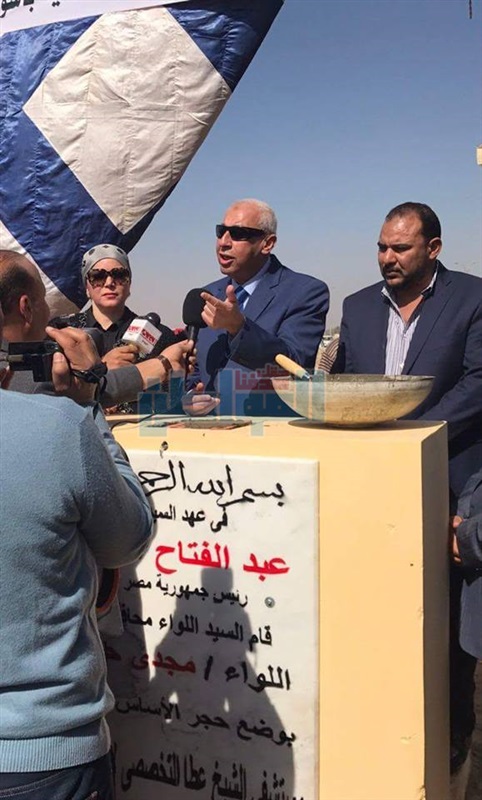 بالصور.. وضع حجر الأساس لمستشفى خيري قبيل احتفالات أسوان بعيدها القومي 