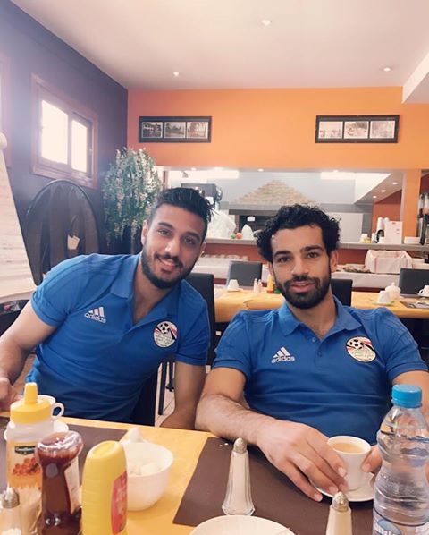 شاهد.. "صلاح والشناوي" من معسكر المنتخب بالجابون