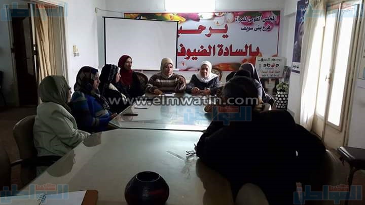بالصور.. القومي للمرأة ببني سويف في لقاء لرصد مشكلات ذوي الإعاقة 