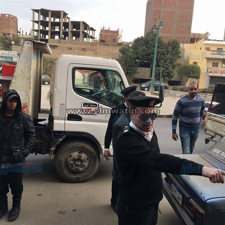 بالصور.. حملة انضباطية بنطاق القطاع الجنوبي لحي الهرم