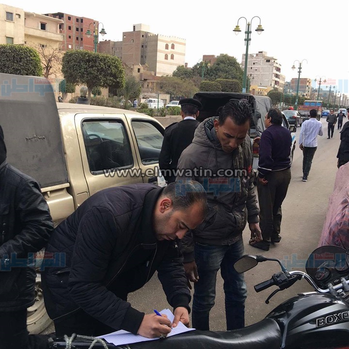 بالصور.. حملة انضباطية بنطاق القطاع الجنوبي لحي الهرم