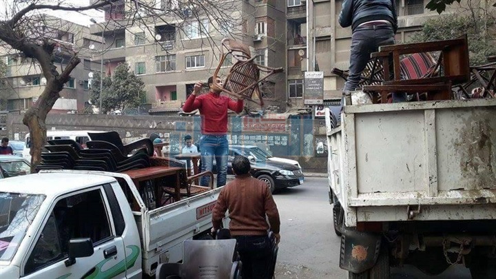 بالصور.. حملة مكبرة لإزالة الإشغالات بحي جنوب الجيزة