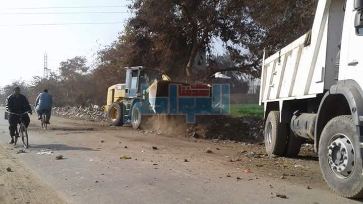 بالصور.. رفع 230 طن مخلفات بمركز ومدينة بني سويف