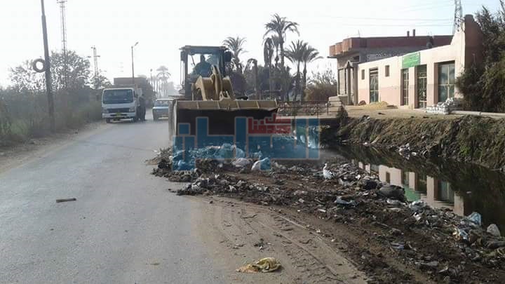 بالصور.. رفع 230 طن مخلفات بمركز ومدينة بني سويف