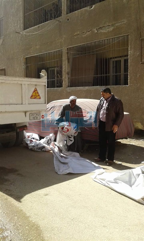 بالصور.. إزالة 43 إعلان دون ترخيص بشوارع مدينة بنى سويف